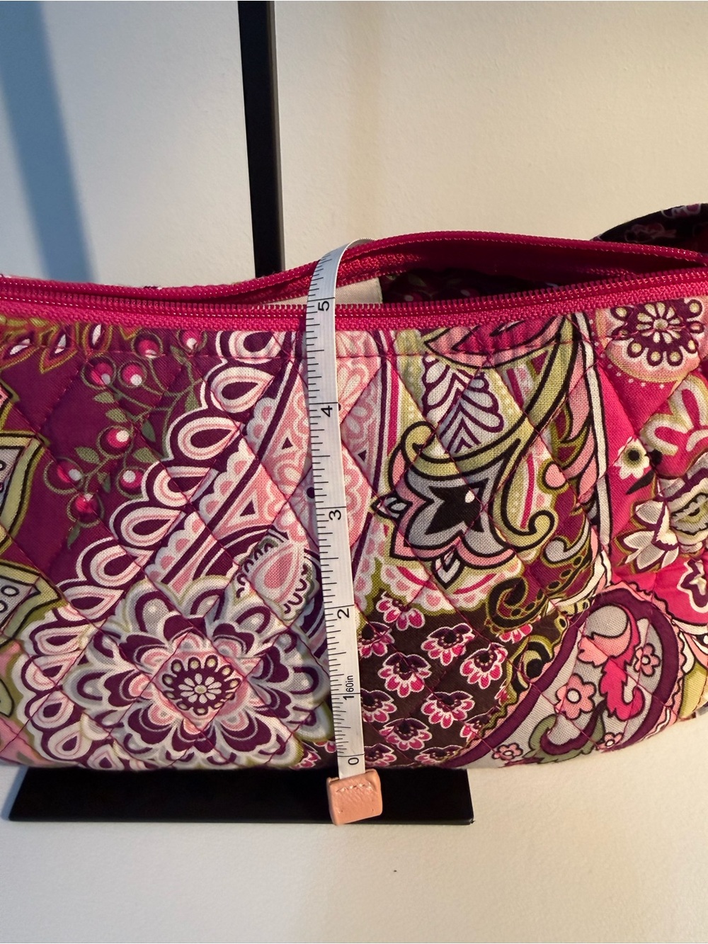 NWOT Vera Bradley Very Berry Paisley Shoulder Bag & Matching Wristlet Wallet Set - Picture 5 of 8